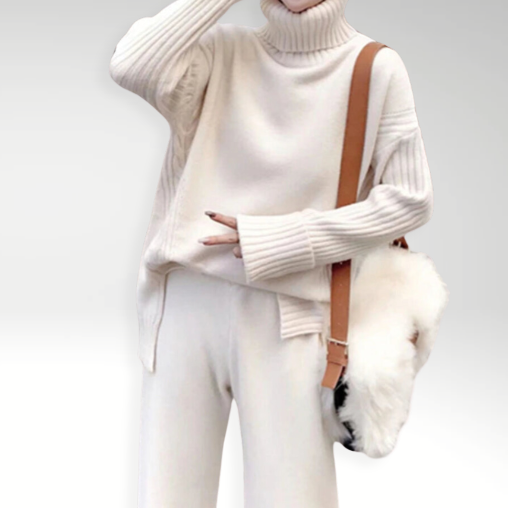 Matior™ | Luxe Turtleneck Knit Two Piece Set