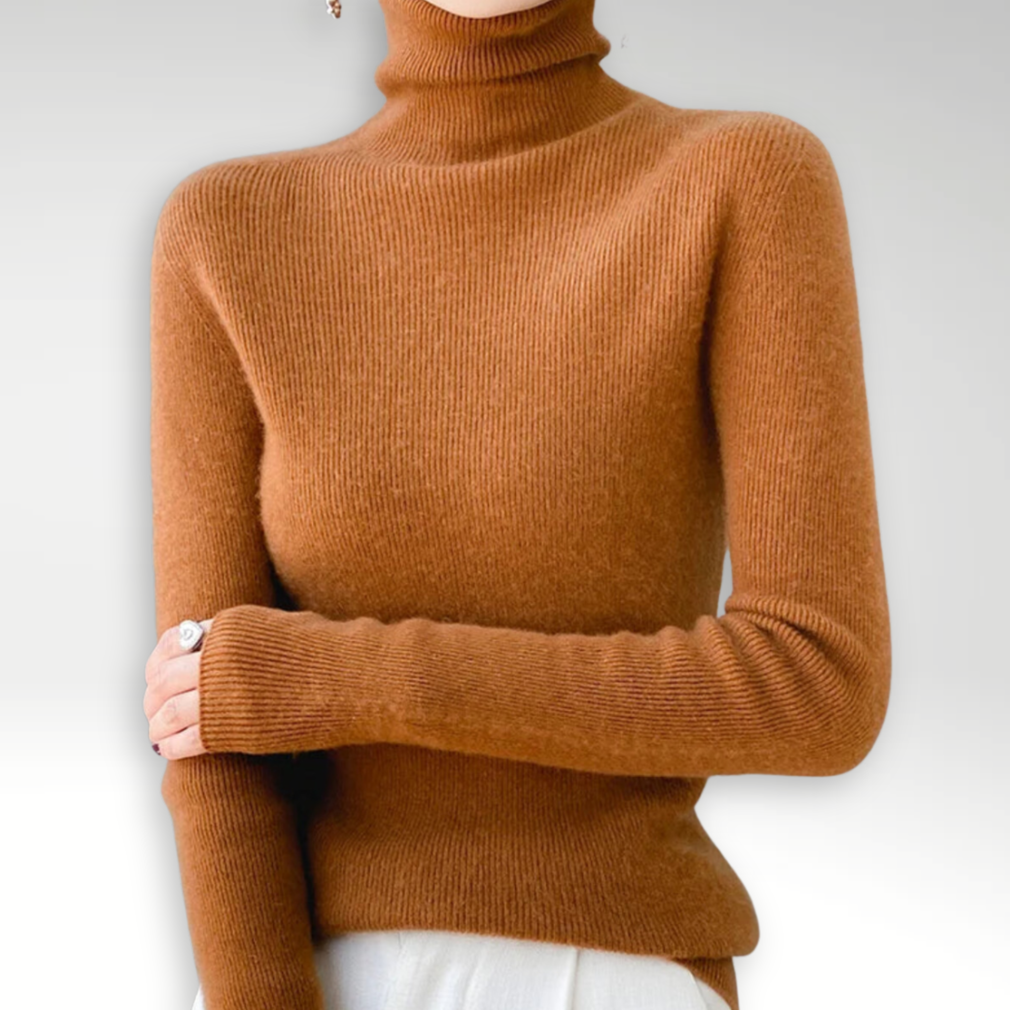 Matior™ | Luxe Cashmere High-Neck Sweater