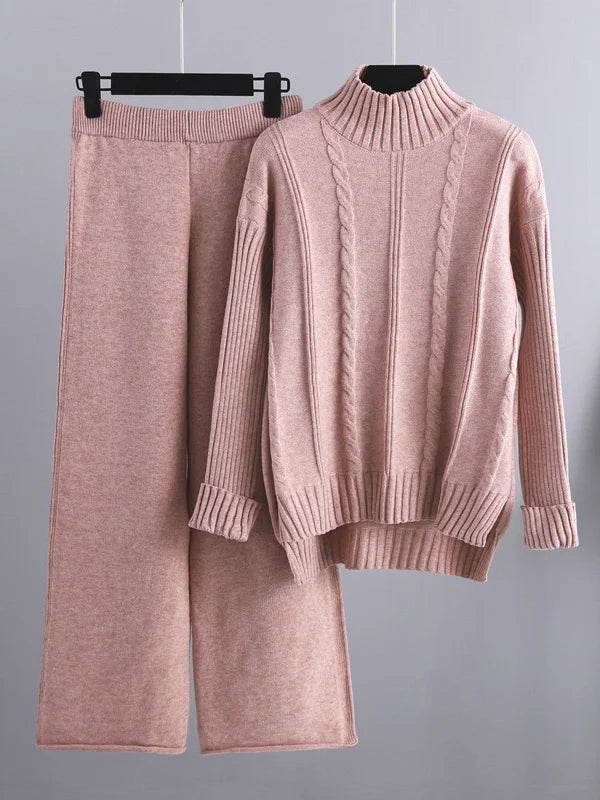 Matior™ | Cable Knit Lounge Two Piece Set