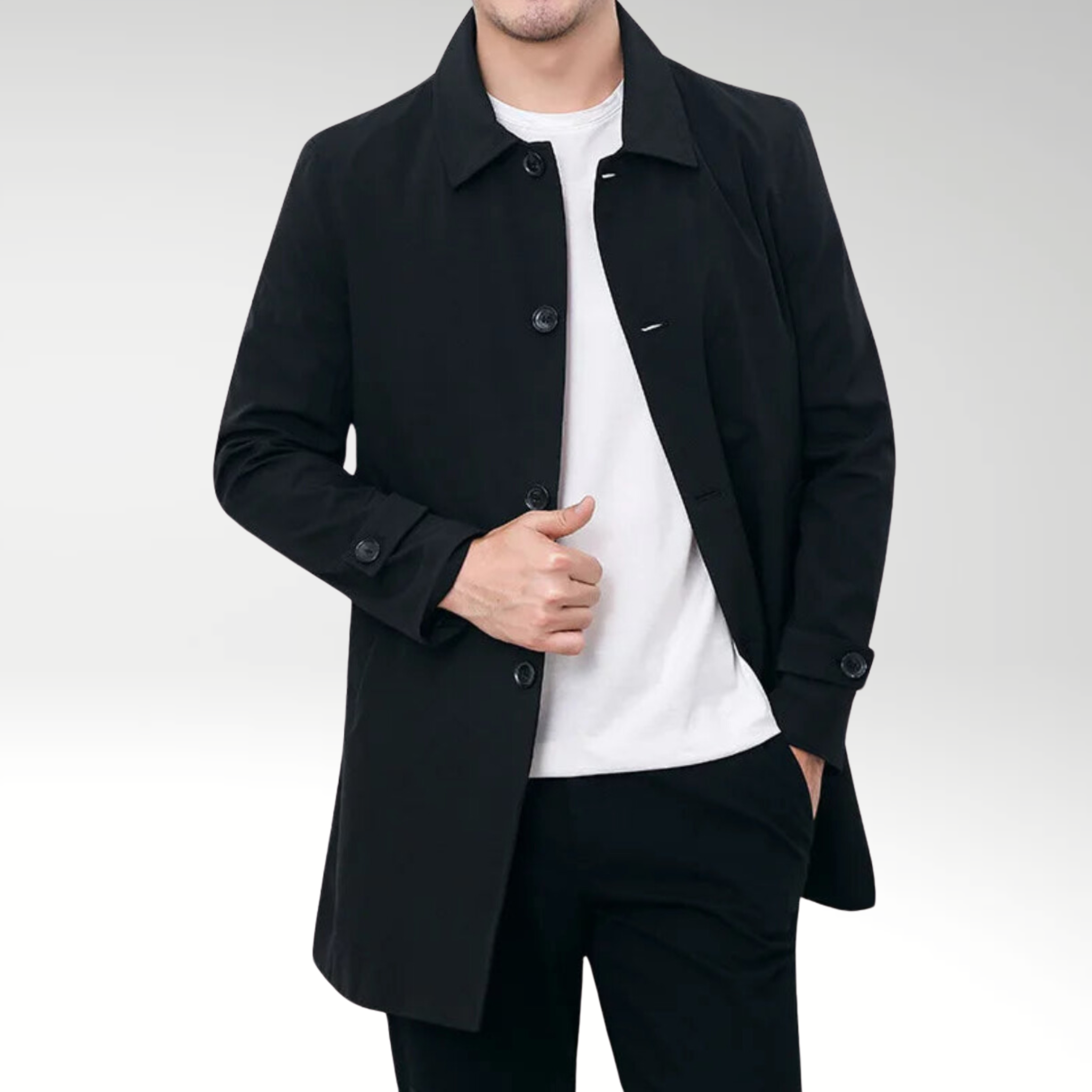 Matior™ | Men's Lightweight Trench Coat