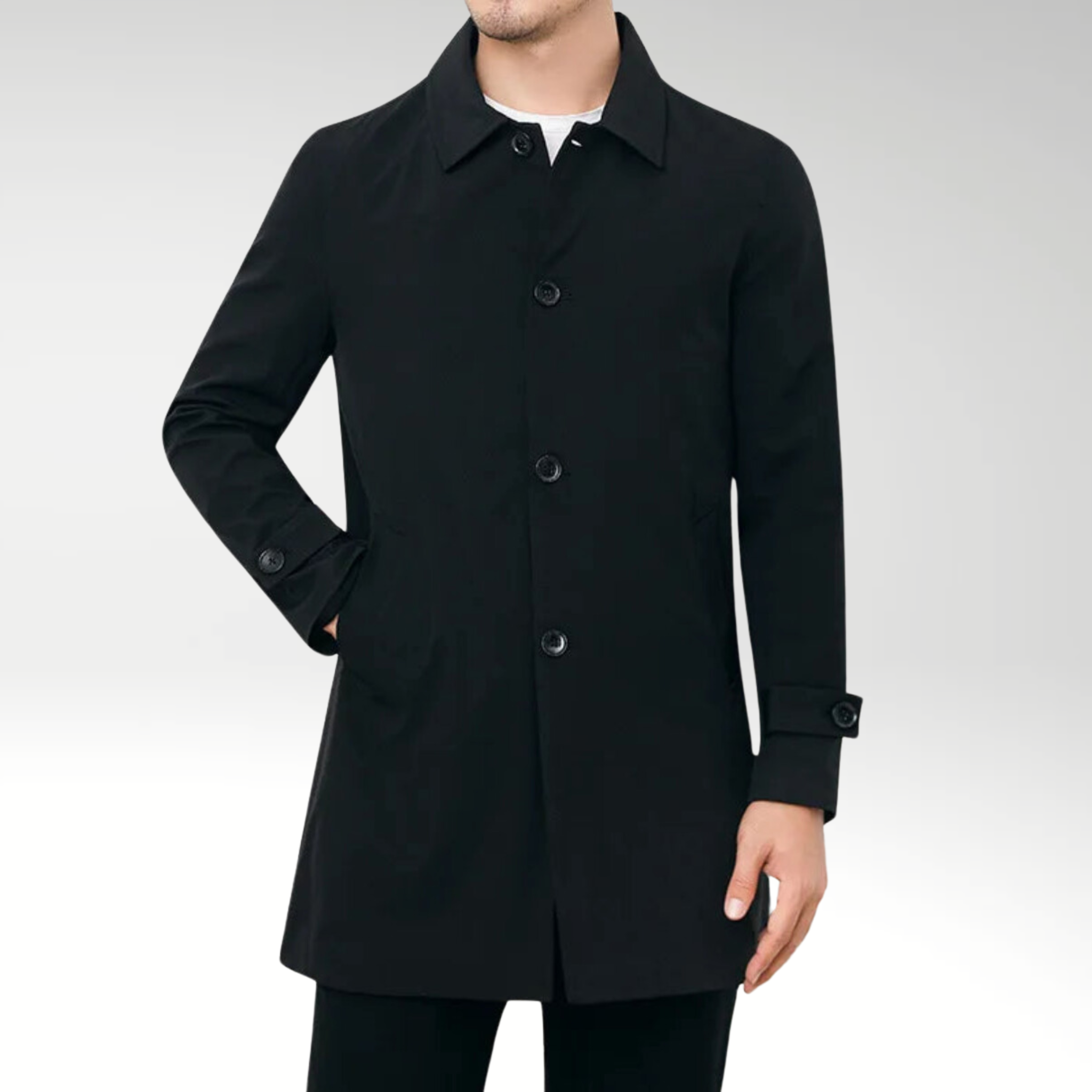 Matior™ | Men's Lightweight Trench Coat