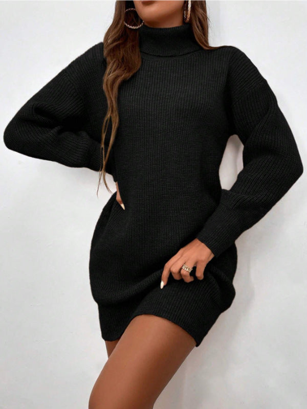 ( 2+1 FREE ) Matior™ | Olivia Turtleneck Knit Dress