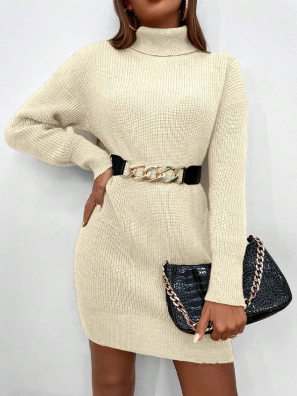 Matior™ | Viral Turtle Neck Sweater Dress