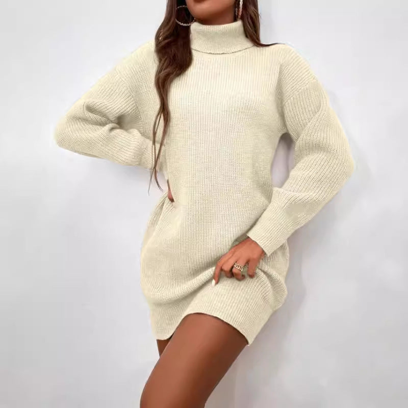 ( 2+1 FREE ) Matior™ | Olivia Turtleneck Knit Dress