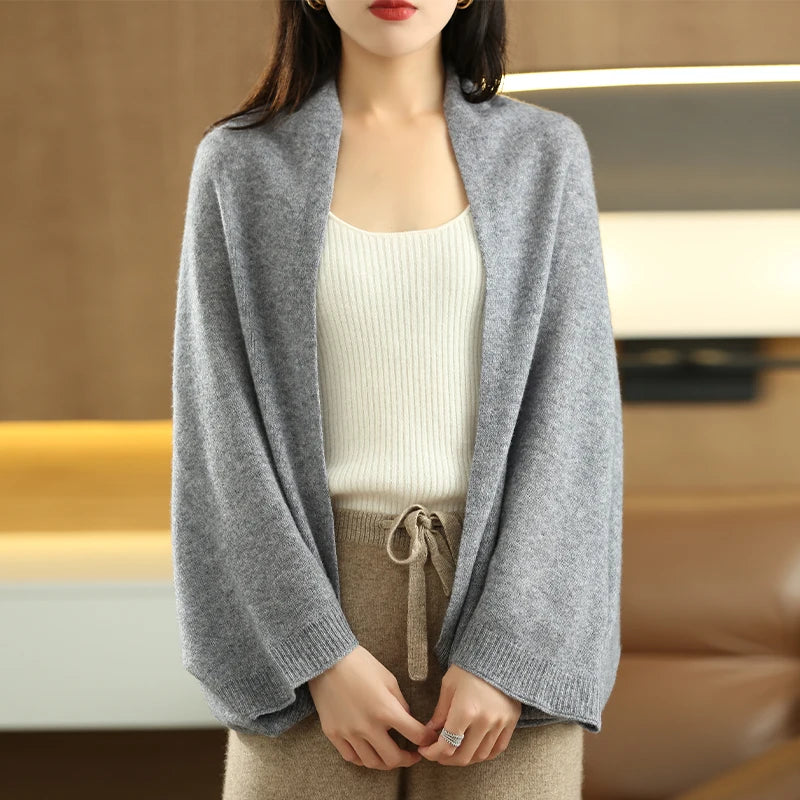 Matior™ | 2-in-1 Cashmere Shawl & Cardigan