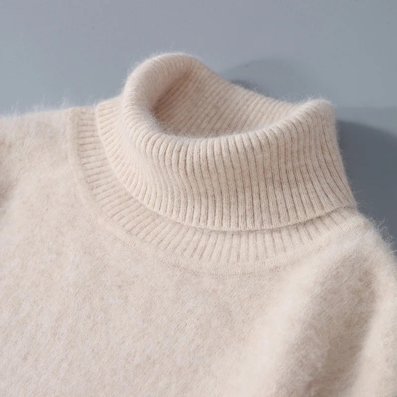 Matior™ | Premium Mink Cashmere Long Sleeve Sweater