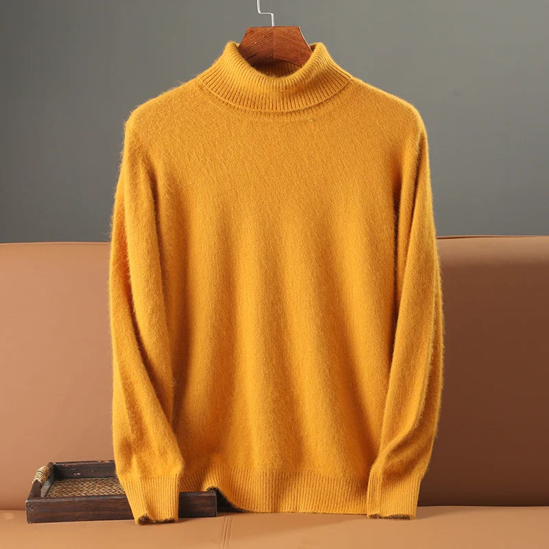 Matior™ | Premium Mink Cashmere Long Sleeve Sweater