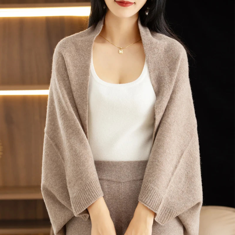 Matior™ | 2-in-1 Cashmere Shawl & Cardigan