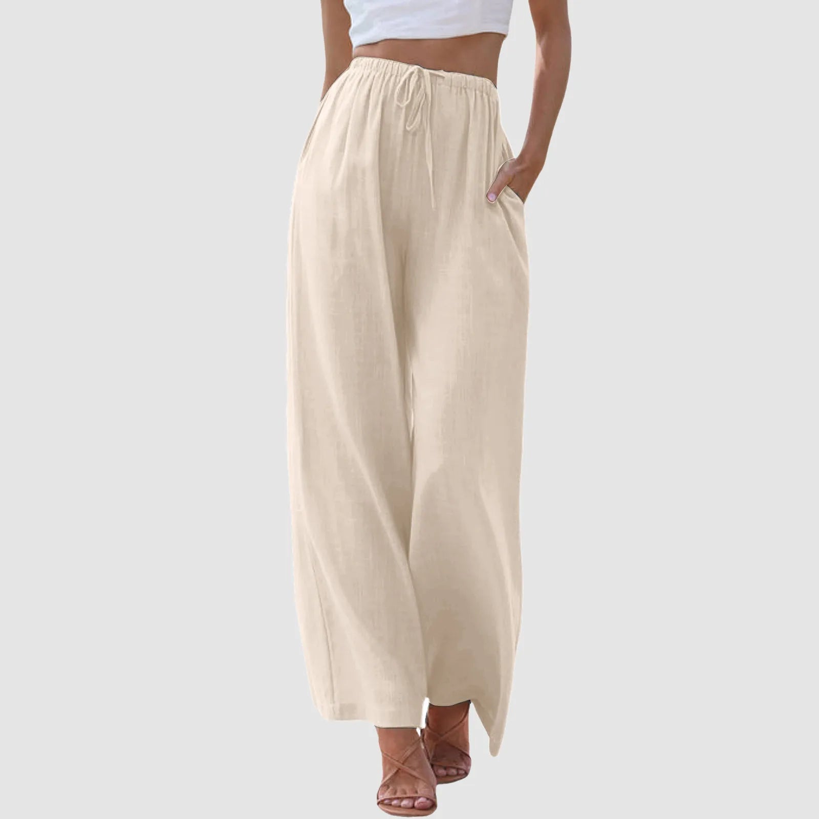 Matior™ | High-Waisted Wide Leg Lounge Pants