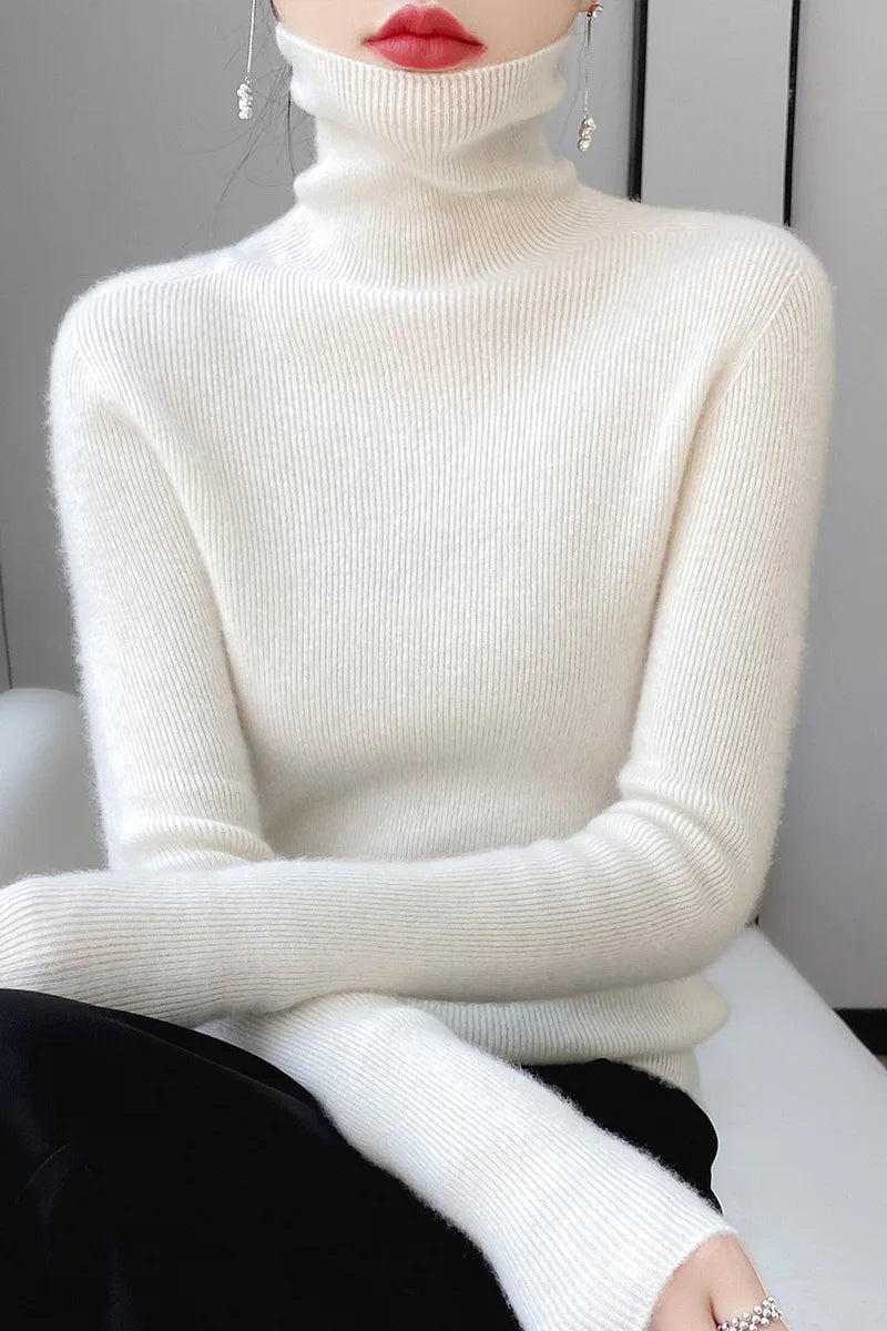 Matior™ | Luxe Cashmere High-Neck Sweater