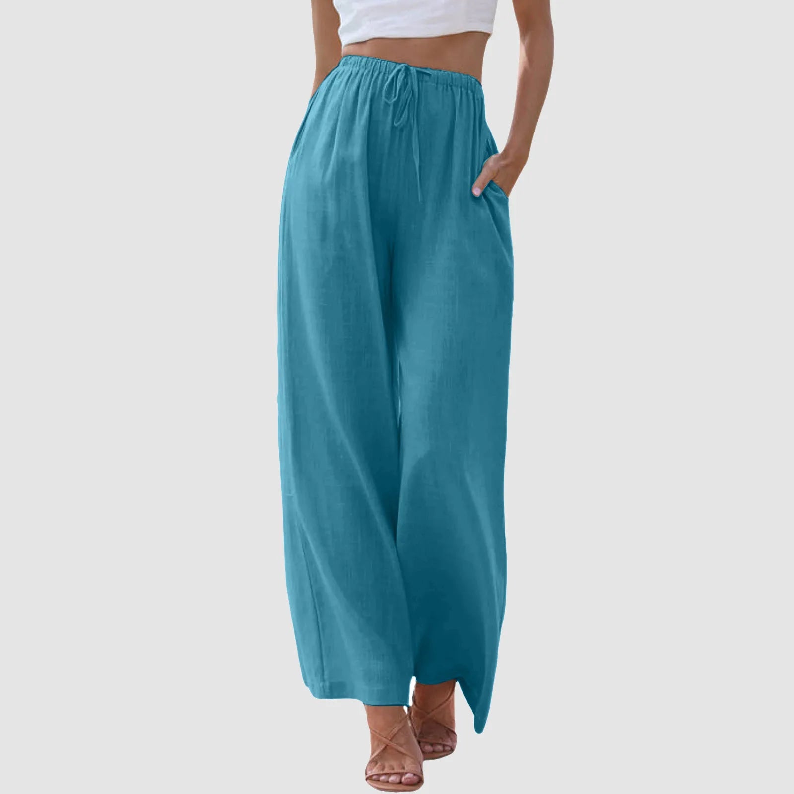 Matior™ | High-Waisted Wide Leg Lounge Pants