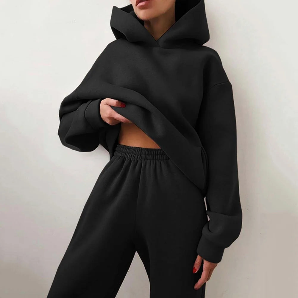 Matior™ | Luxe Serenity Tracksuit Two Piece Set