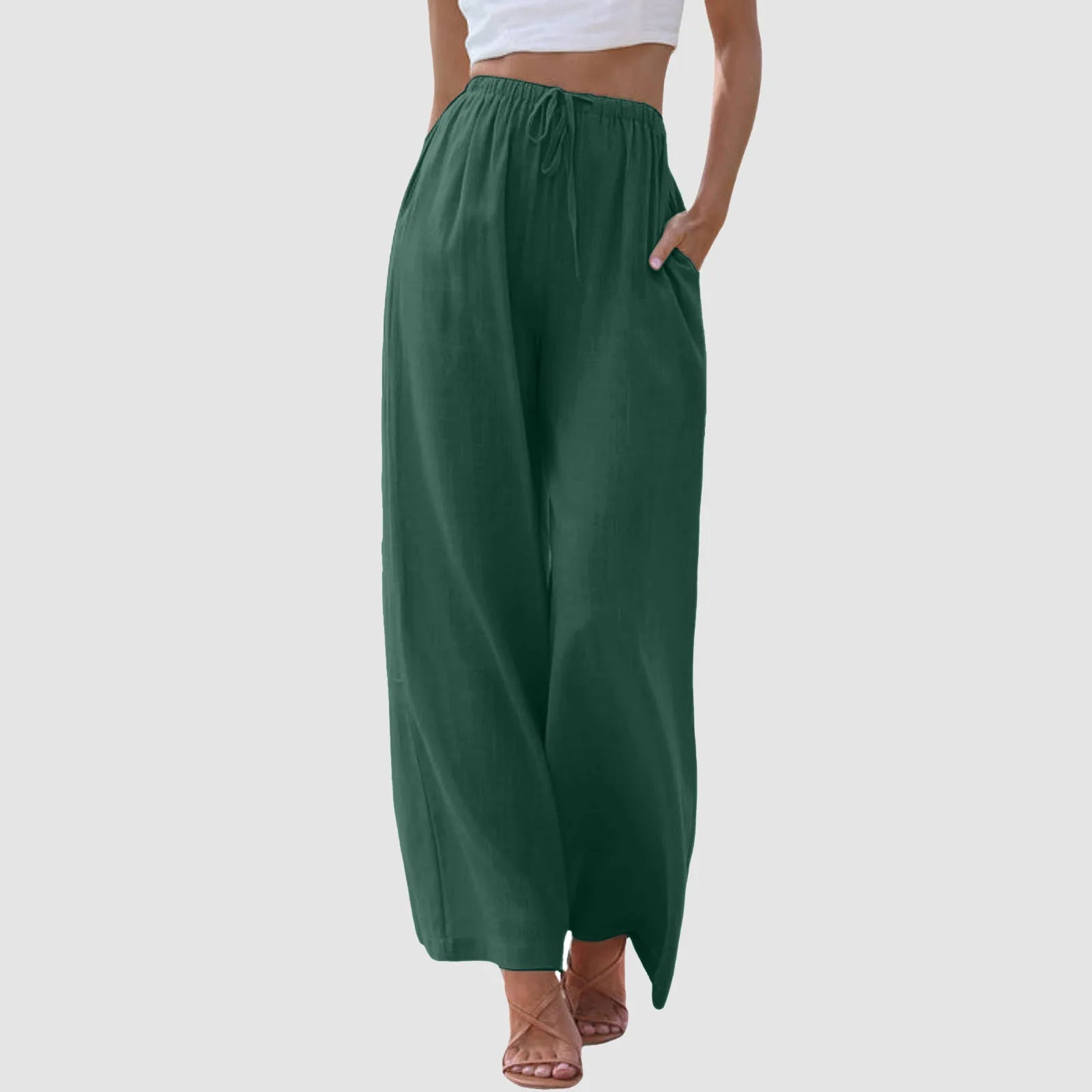 Matior™ | High-Waisted Wide Leg Lounge Pants