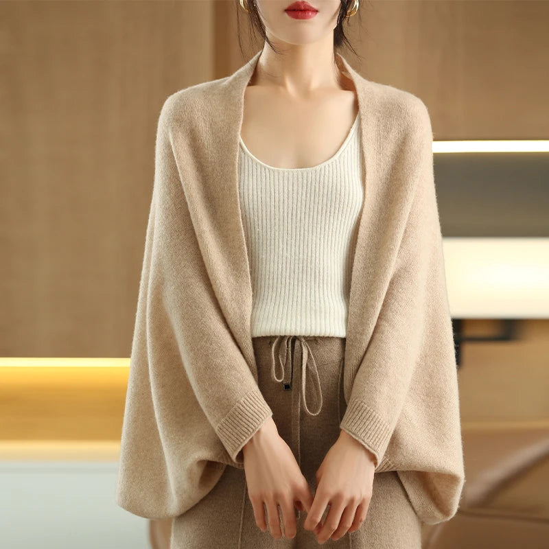 Matior™ | 2-in-1 Cashmere Shawl & Cardigan