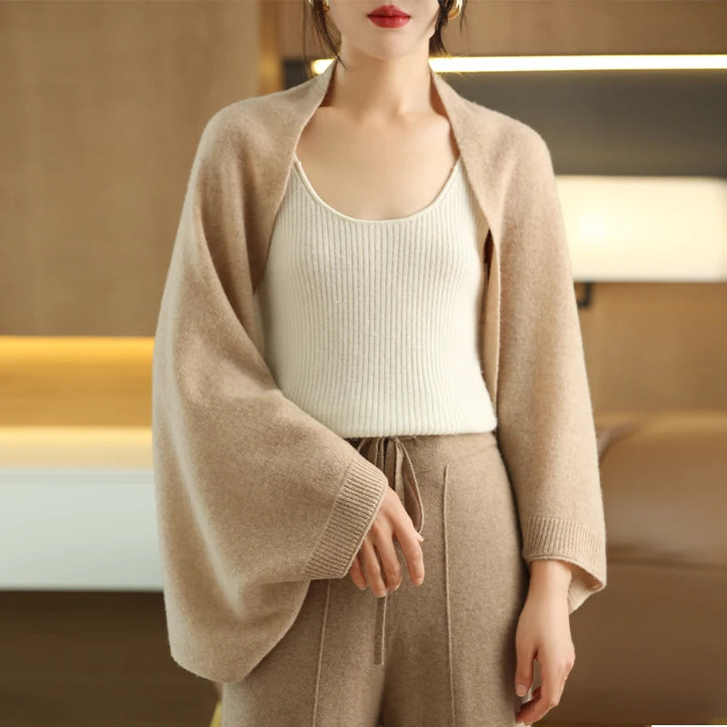 Matior™ | 2-in-1 Cashmere Shawl & Cardigan